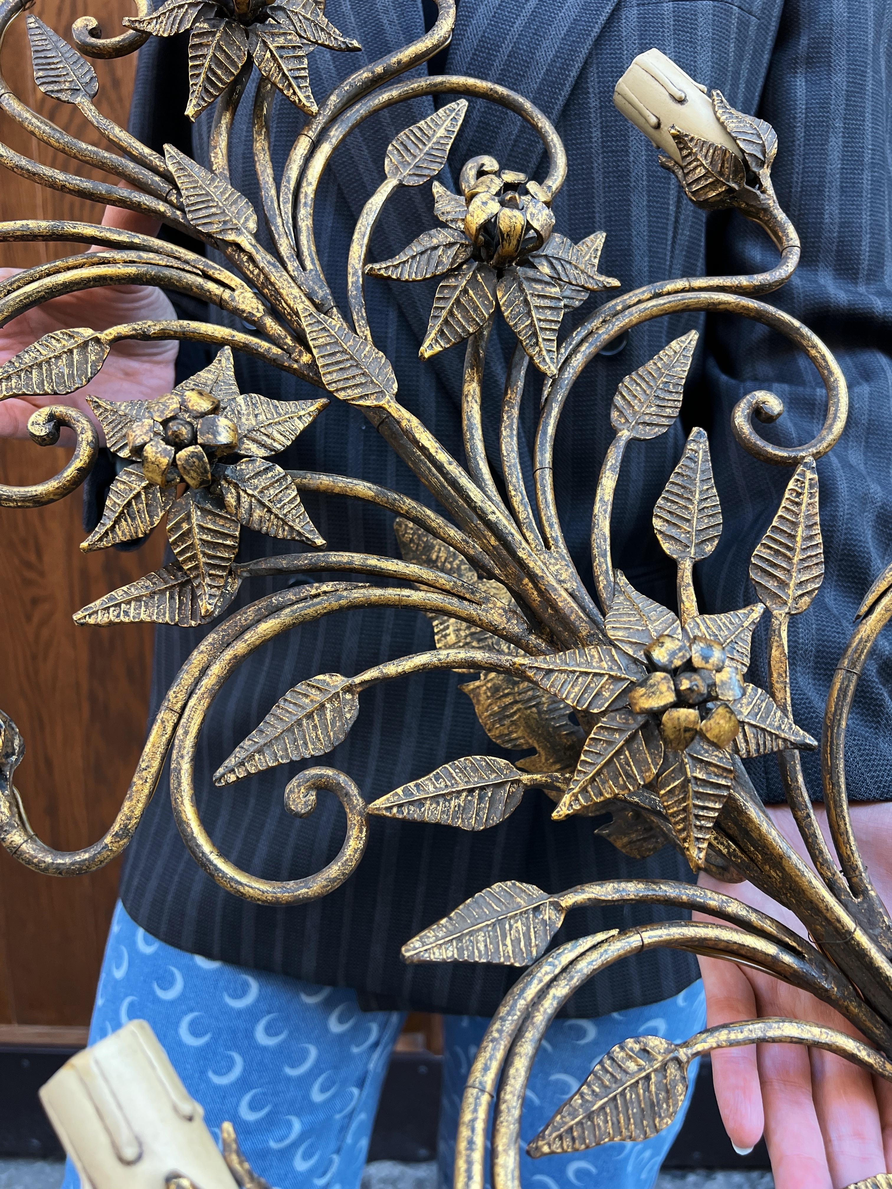 Italian Large wall sconce attributed to Pier Luigi Colli Italy 1950 For Sale