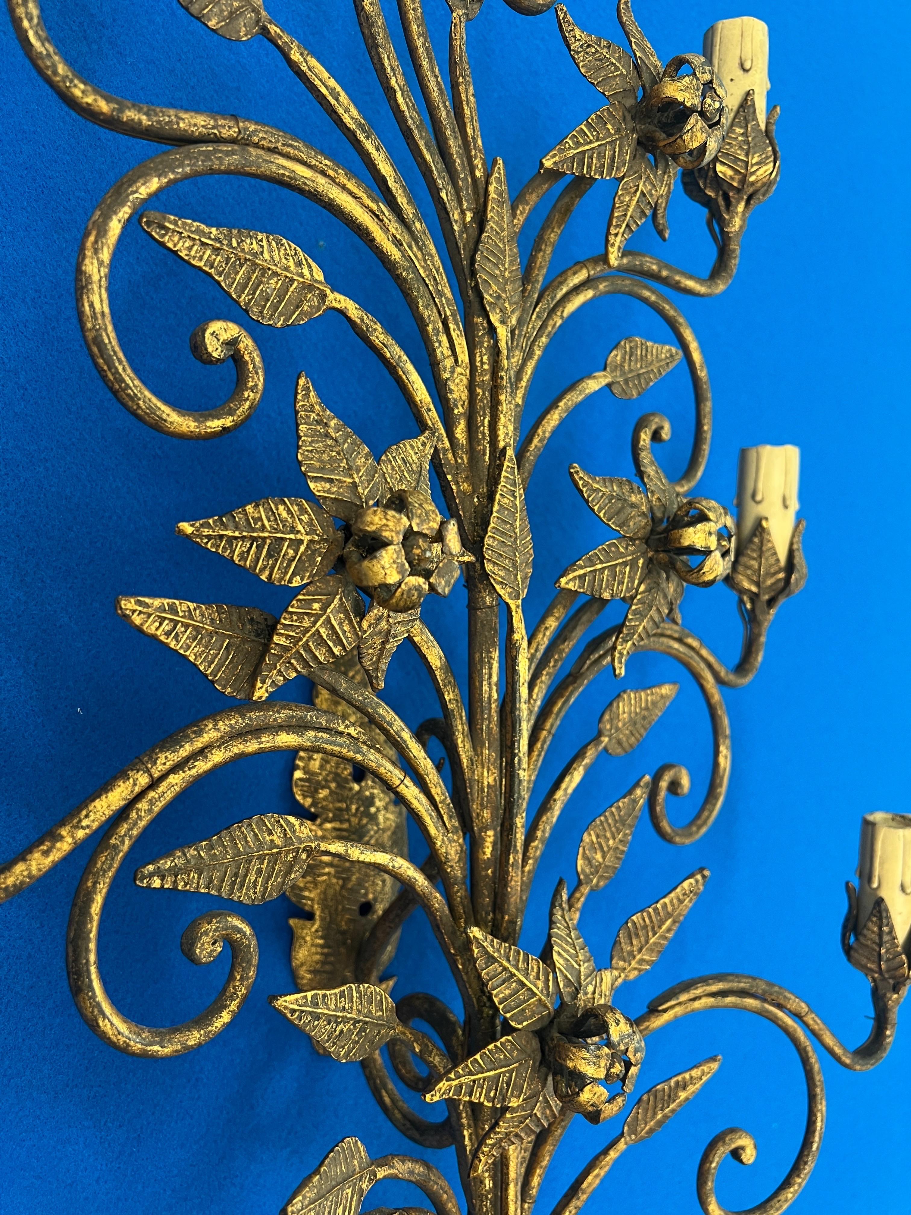 Large wall sconce attributed to Pier Luigi Colli Italy 1950 In Good Condition For Sale In Palermo, PA