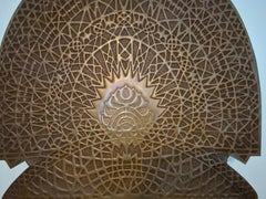 Large Wall Sconce by Isaac Maxwell Metal