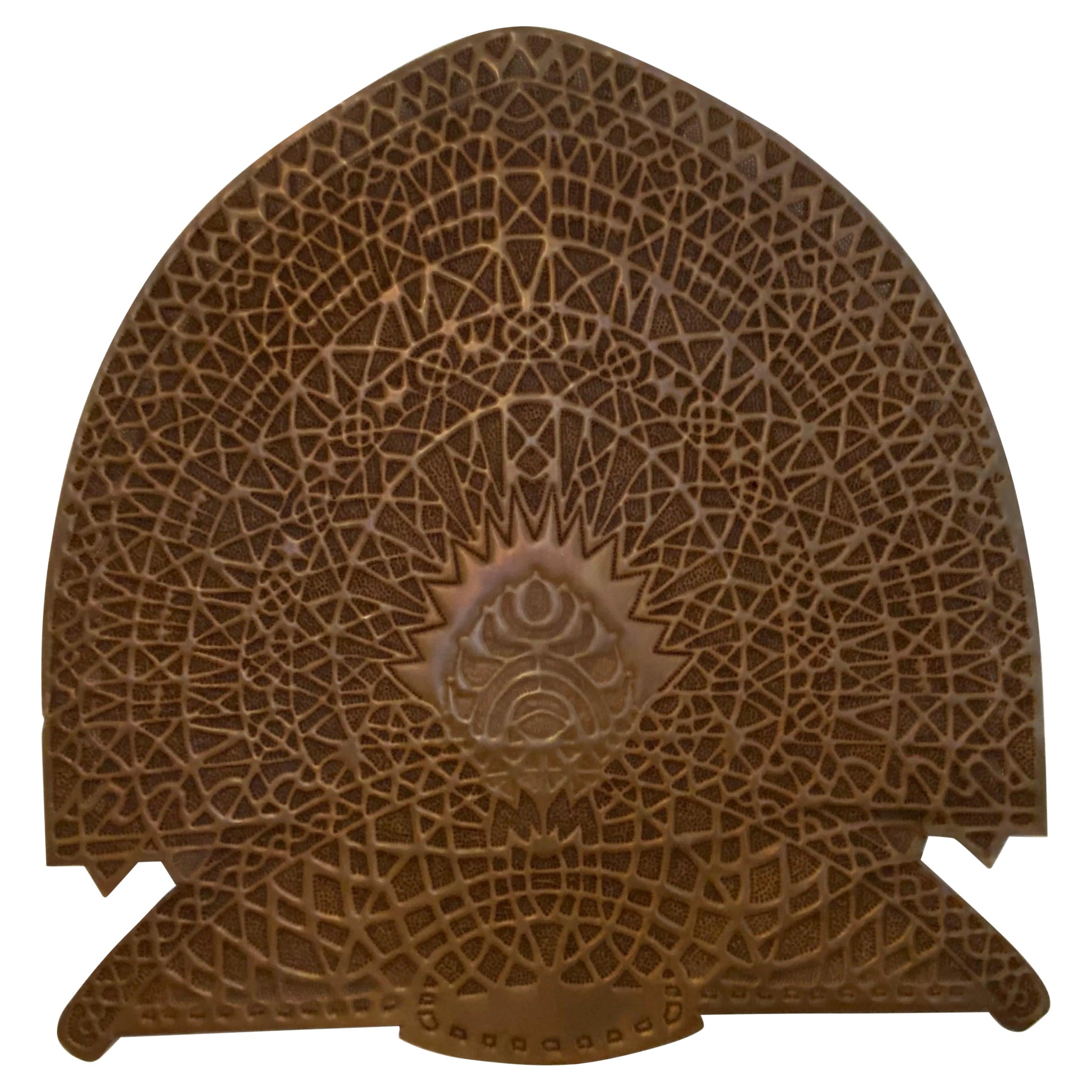 Large Wall Sconce by Isaac Maxwell Metal
