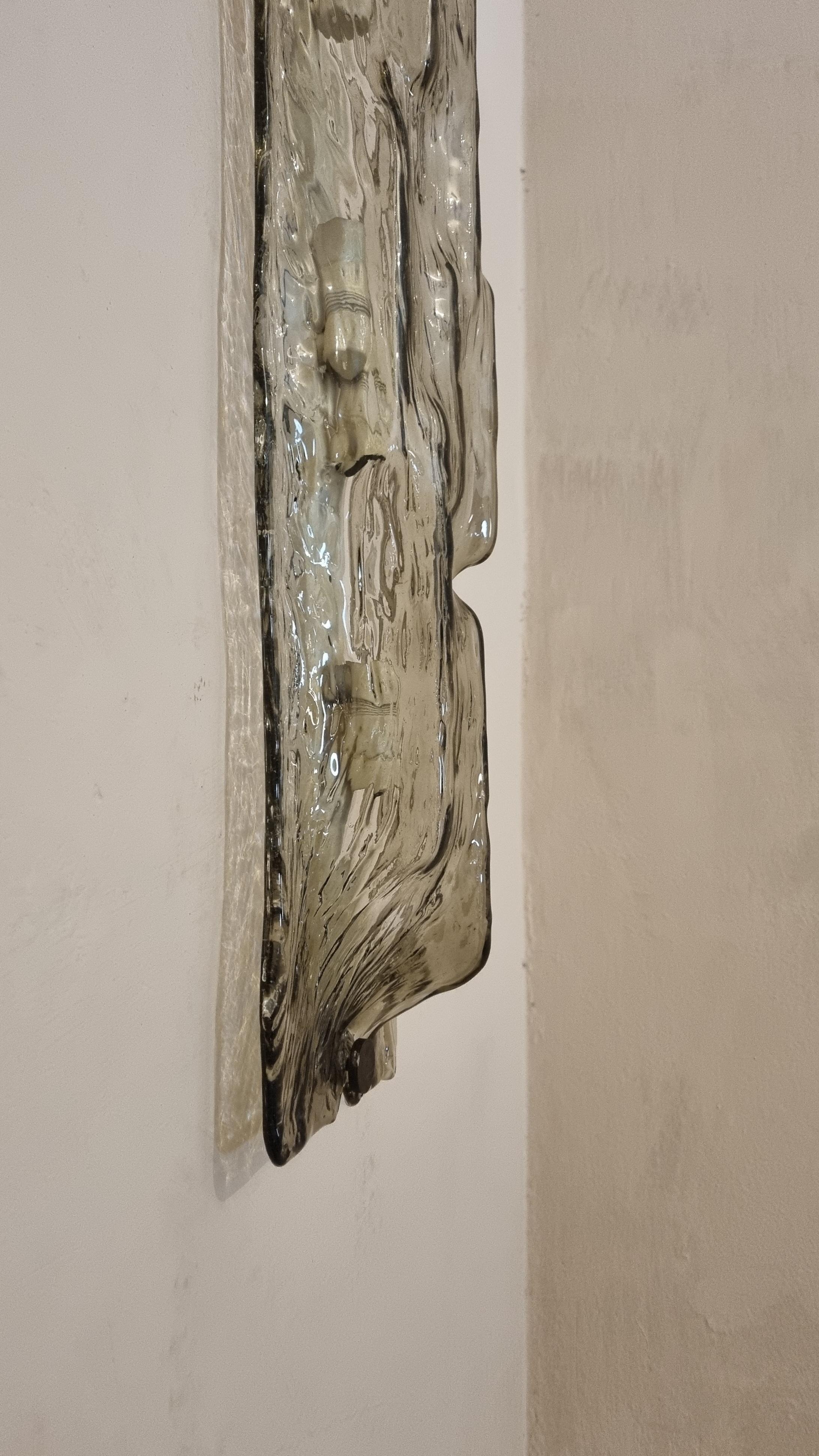 Large wall sconce designed by Toni Zuccheri for Venini 1960 For Sale 2