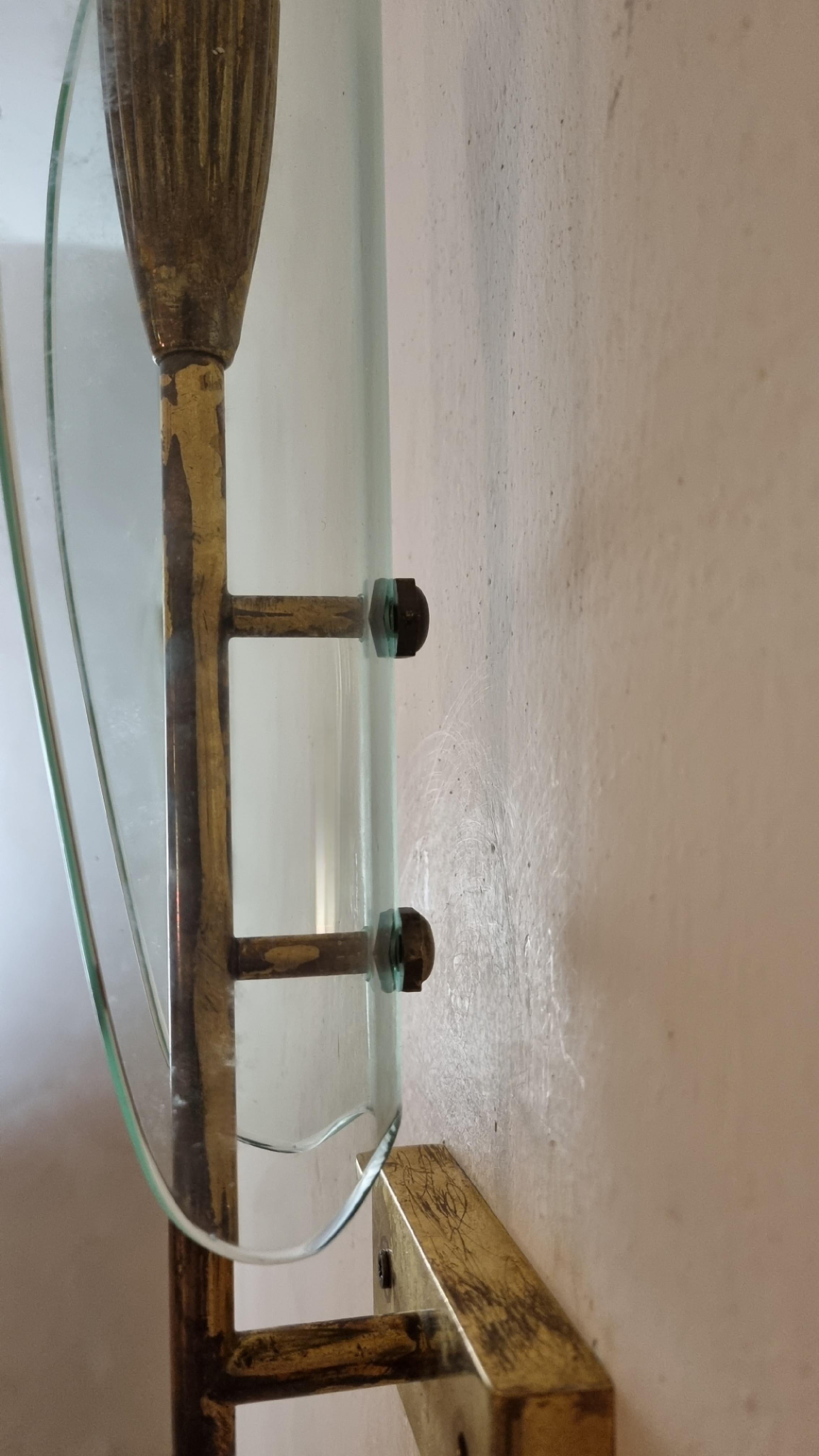 Large wall sconces designed and produced by Cristal Art, 1950 in vendita 4