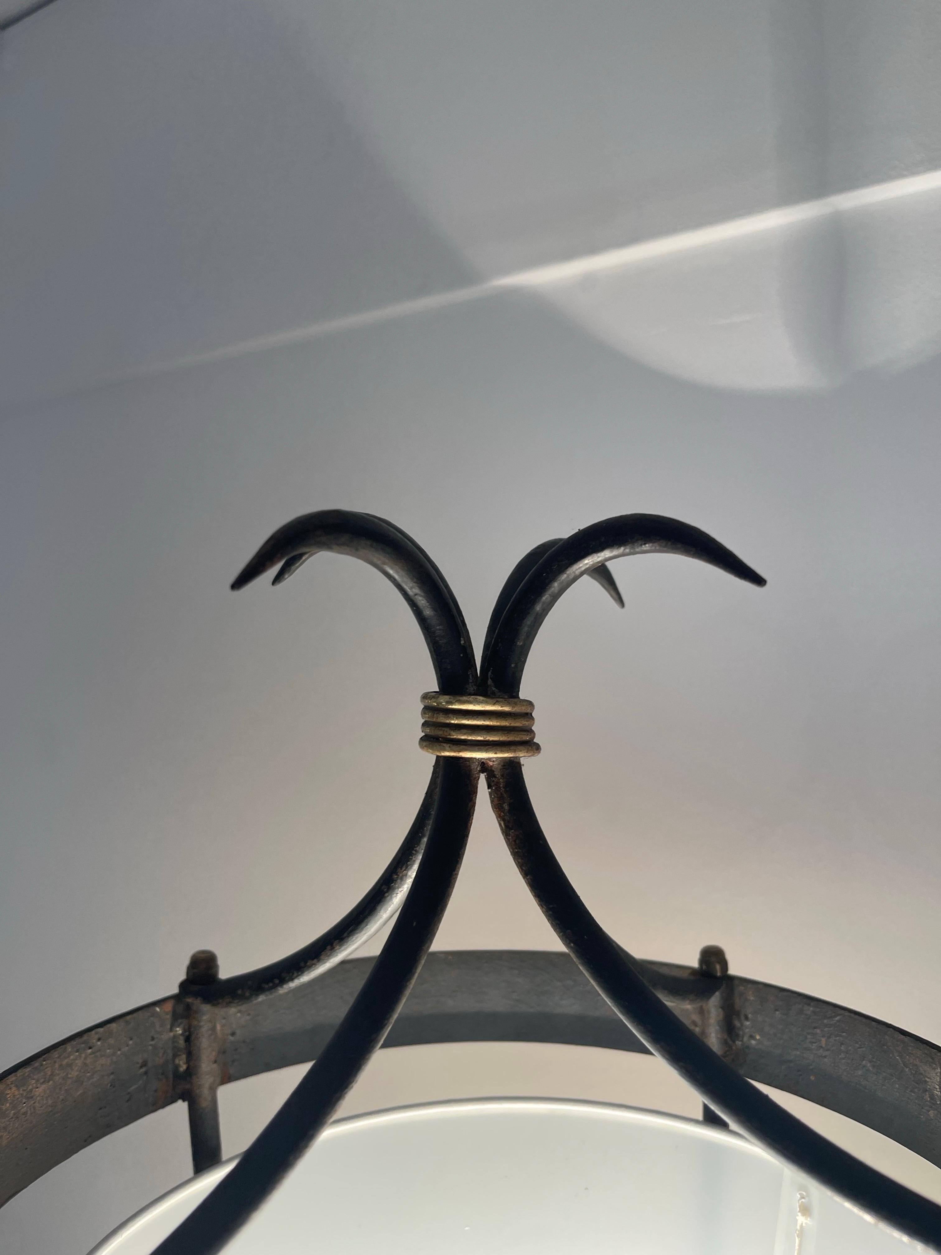 Grandi appliques Torchères di Jacques Adnet, circa 1950. in vendita 4