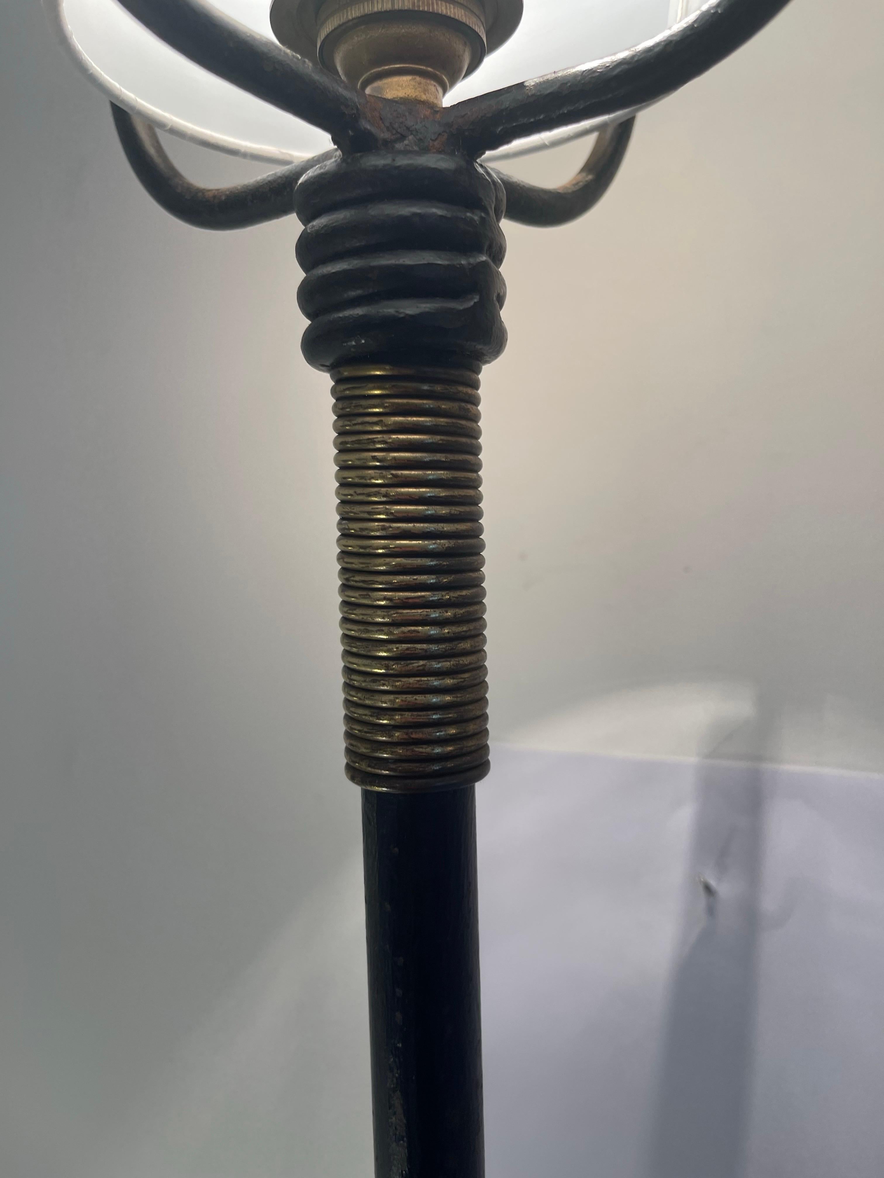 Grandi appliques Torchères di Jacques Adnet, circa 1950. in vendita 5