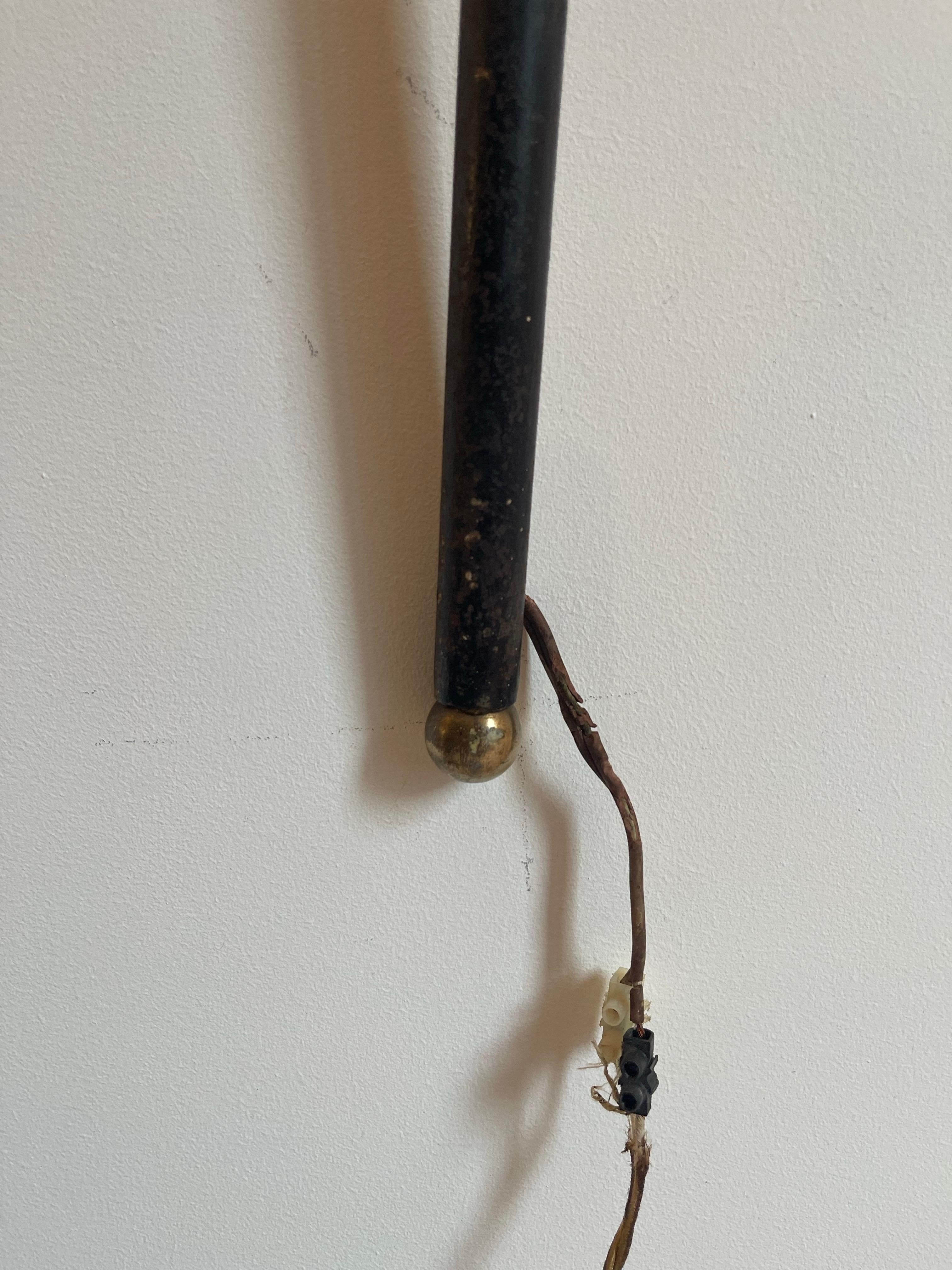 Metà XX secolo Grandi appliques Torchères di Jacques Adnet, circa 1950. in vendita