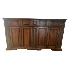 Antique Large Walnut Sideboard, 1600s