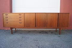 Large Walnut Sideboard by Kai Kristiansen
