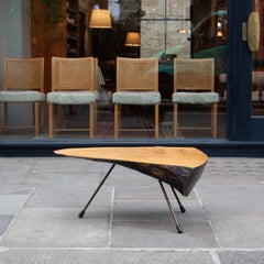 Large Walnut Tree Trunk Table, Carl Auböck 1940s