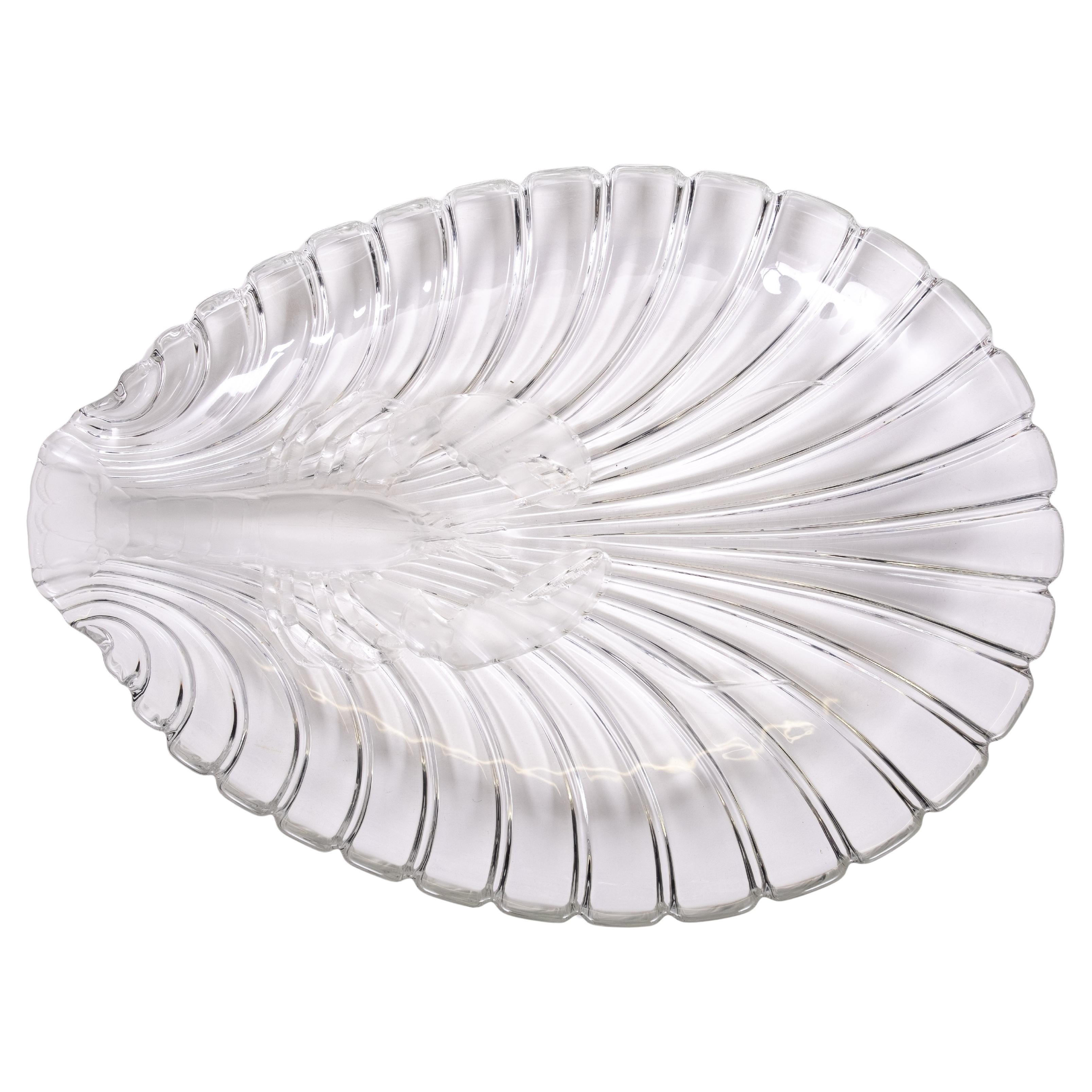Large Walther Glas - Lobster dish - Crystal   For Sale