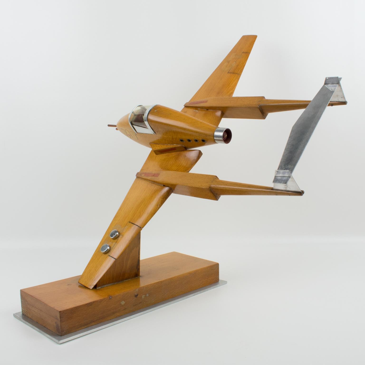 Large War Airplane Wood Model Aviation Collection 12