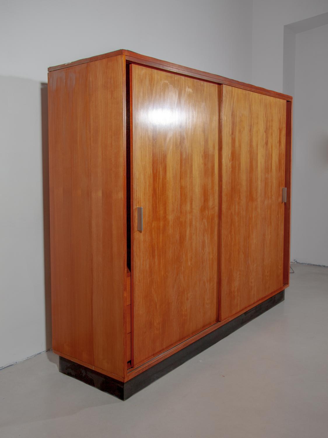 Large Wardrobe designed by Alfred Hendrickx, 1960s for Belform, Belgium For Sale 4
