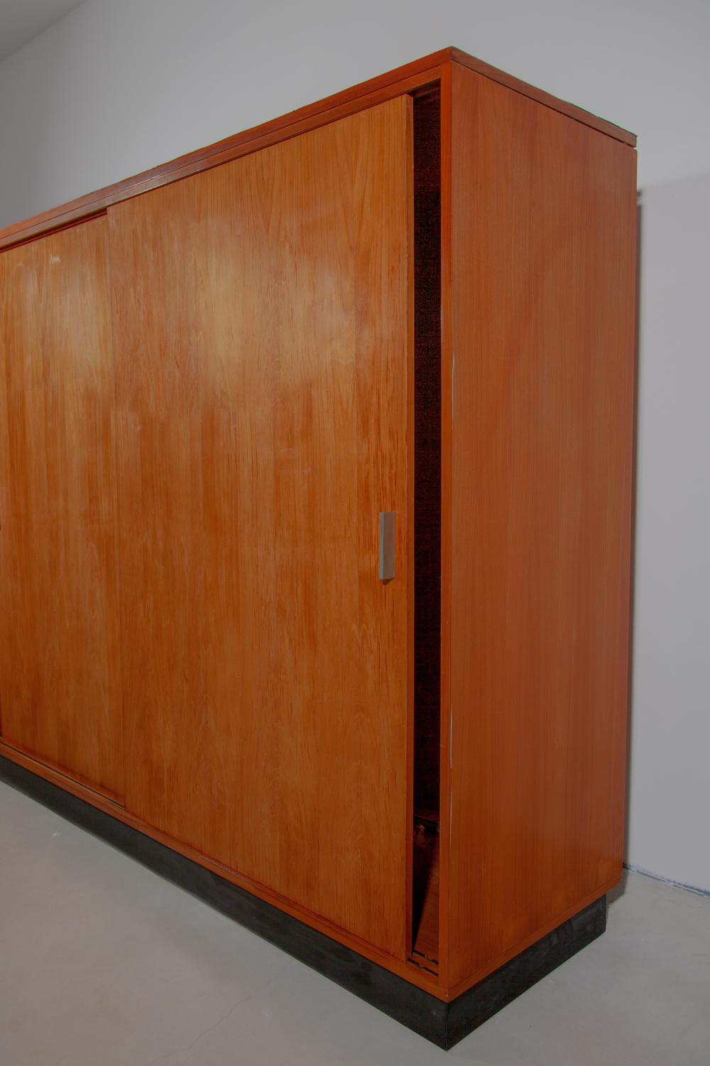 Large Wardrobe designed by Alfred Hendrickx, 1960s for Belform, Belgium For Sale 7