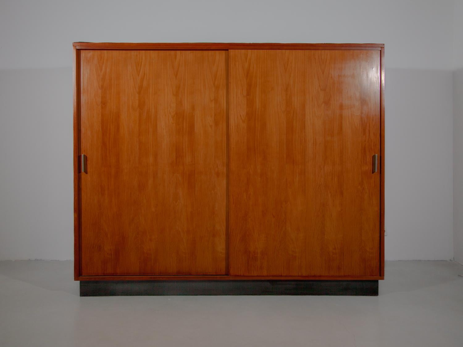 Mid-Century Modern Large Wardrobe designed by Alfred Hendrickx, 1960s for Belform, Belgium For Sale