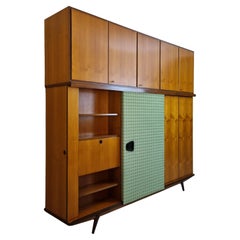 Large wardrobe unit attributed to Gio Ponti  1950s.