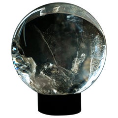 Large Water-Clear Quartz Sphere