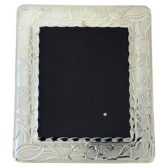Large Waterford Crystal Floral Picture Frame, Ireland, circa 1990