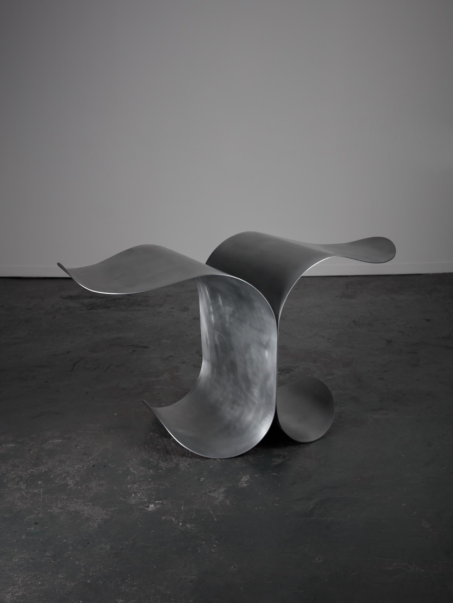 Post-Modern Large Waves Side Table by Yoon Shun For Sale