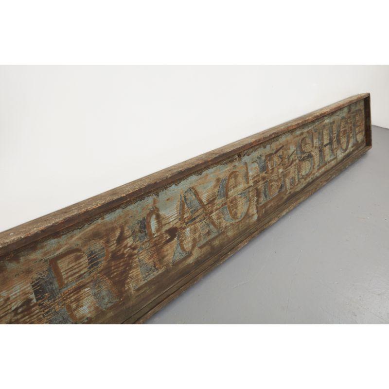 American Large Weathered Trade Sign 