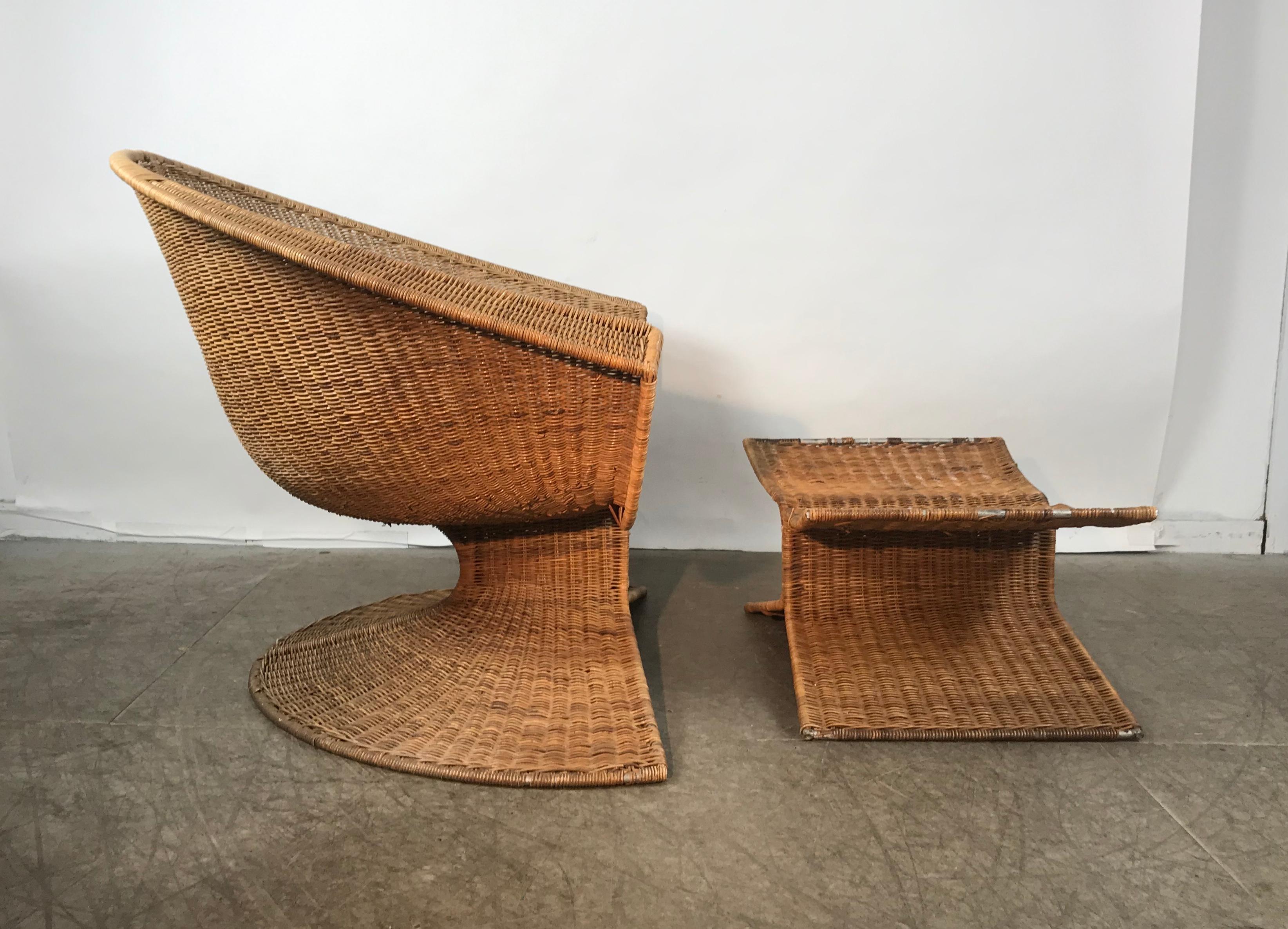 wicker lounge chair danny ho fong