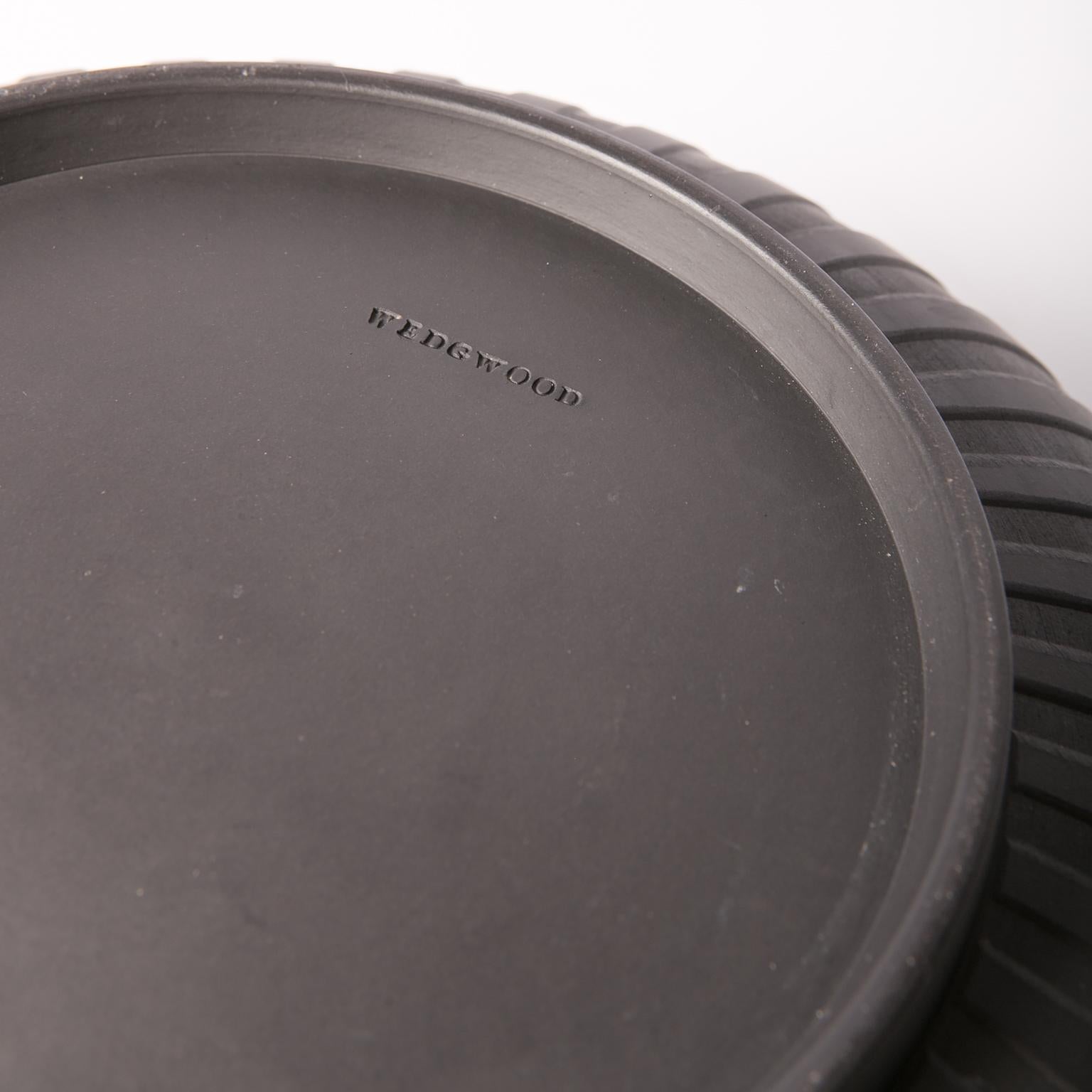 English Large Wedgwood Black Basalt Bowl