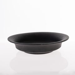 Large Wedgwood Black Basalt Jasper Table Centrepiece Fruit Bowl