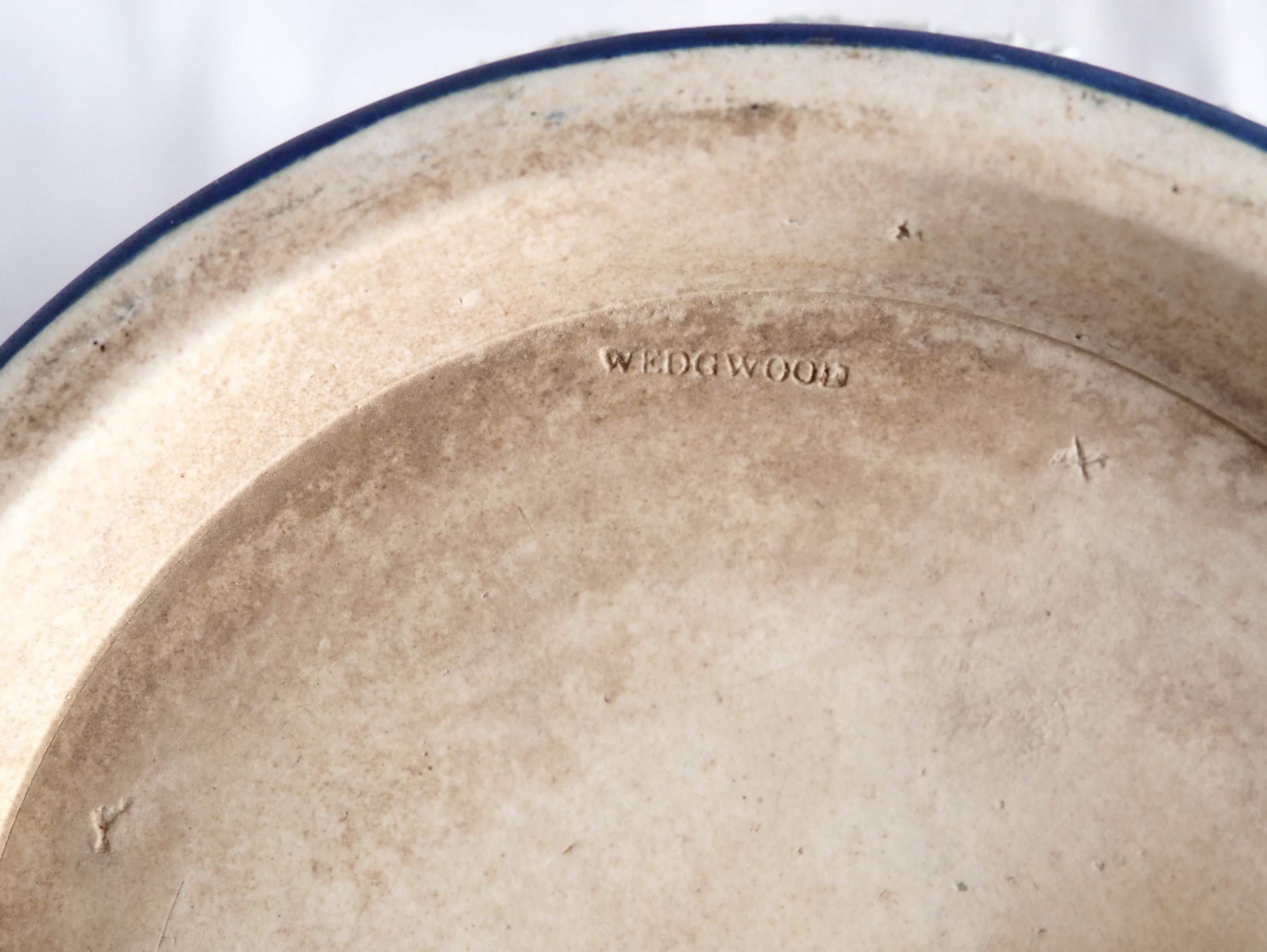 Large Wedgwood blue jasperware cachepot, 19th century 11