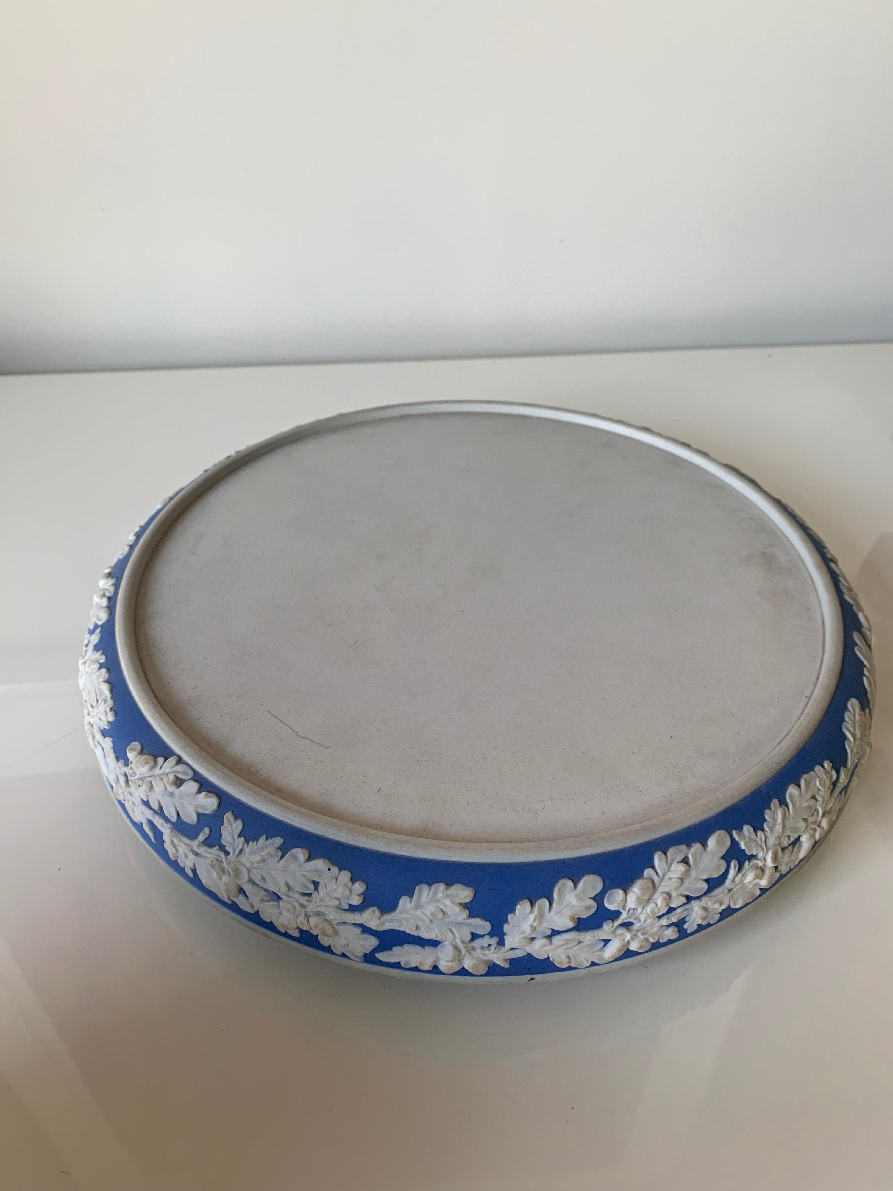 Wedgwood Blue Jasperware Cheese Dome In Good Condition In Stamford, CT
