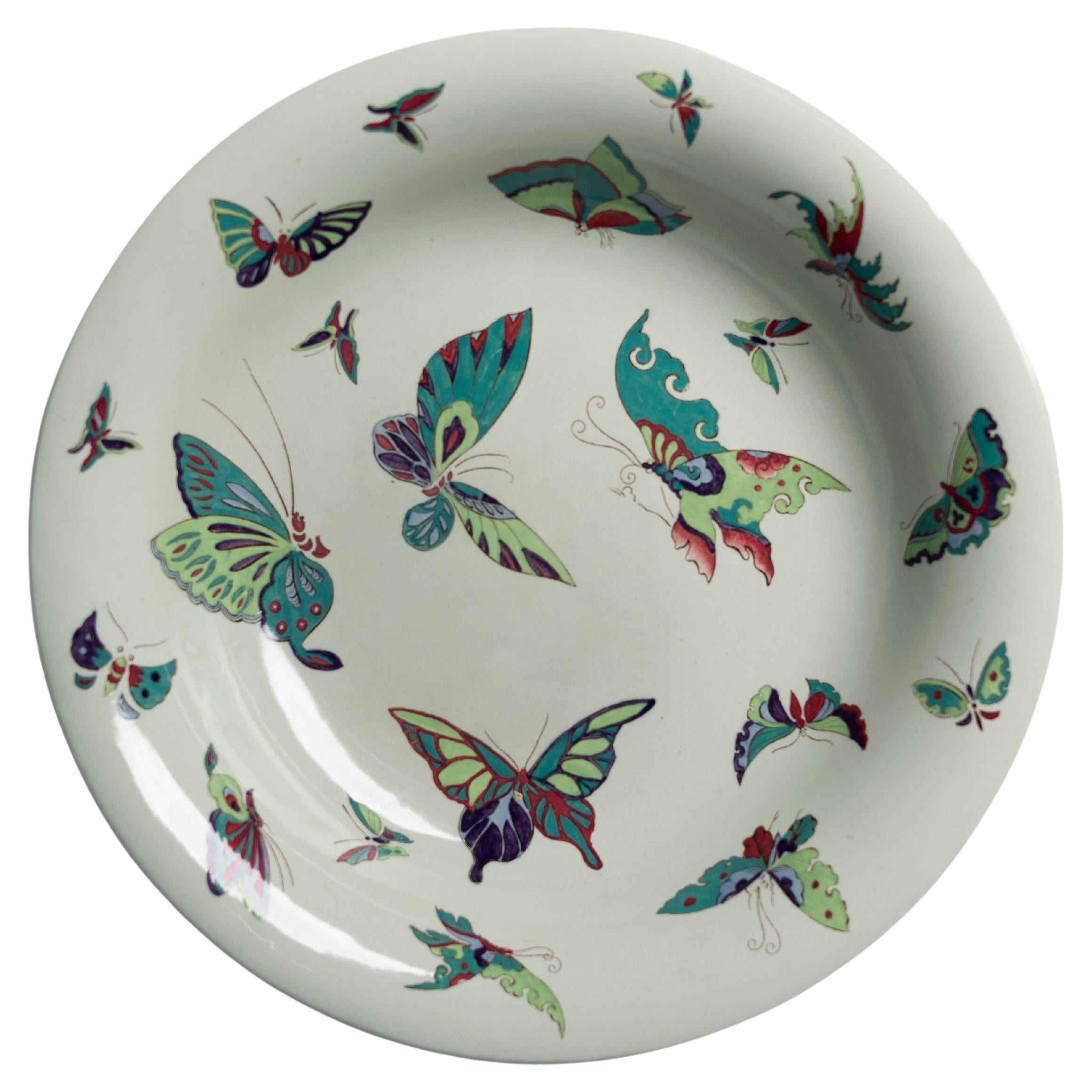 Große Wedgwood Schmetterling Display Schale im Angebot