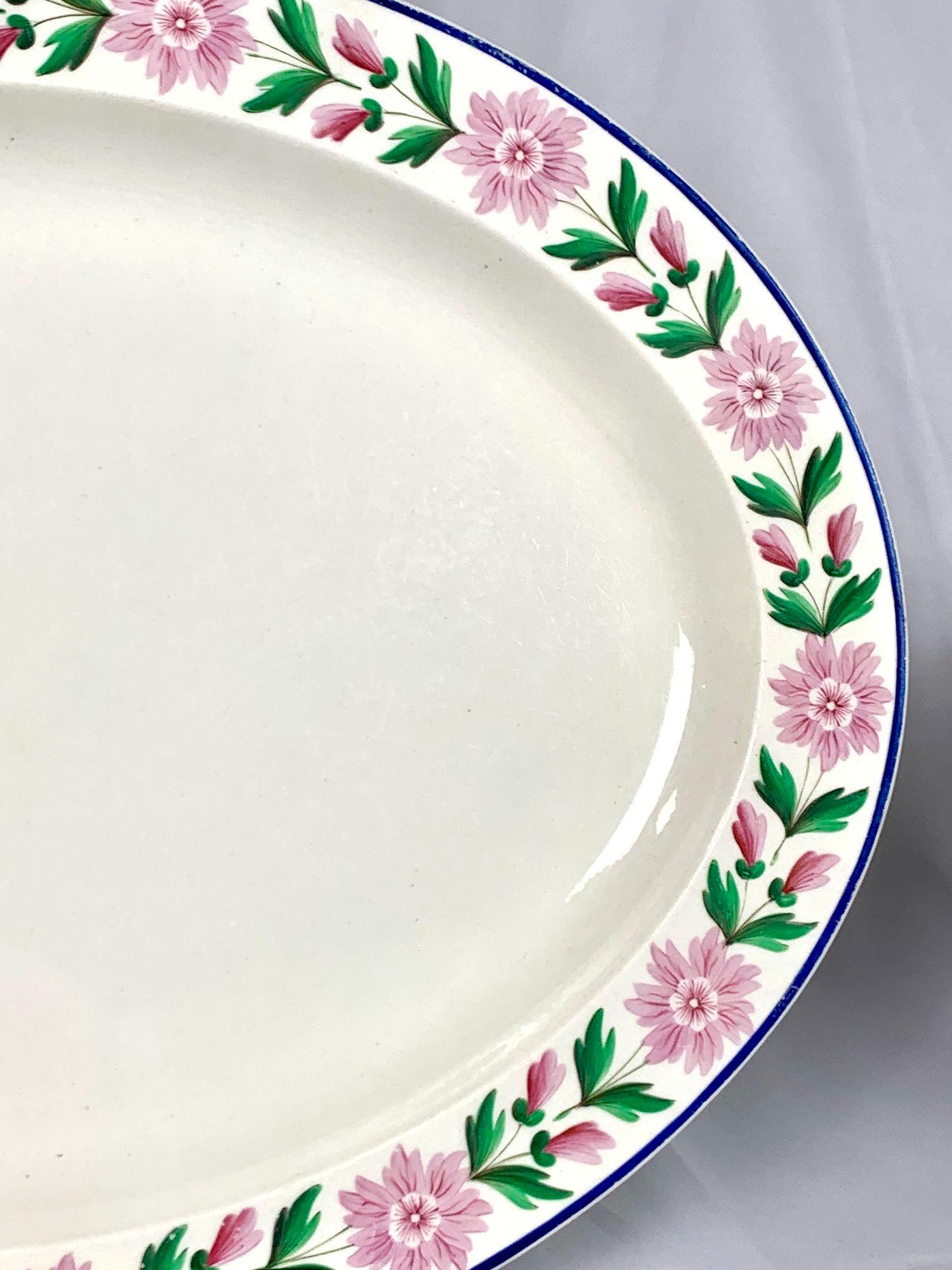Country Large Wedgwood Creamware Platter England Circa 1820