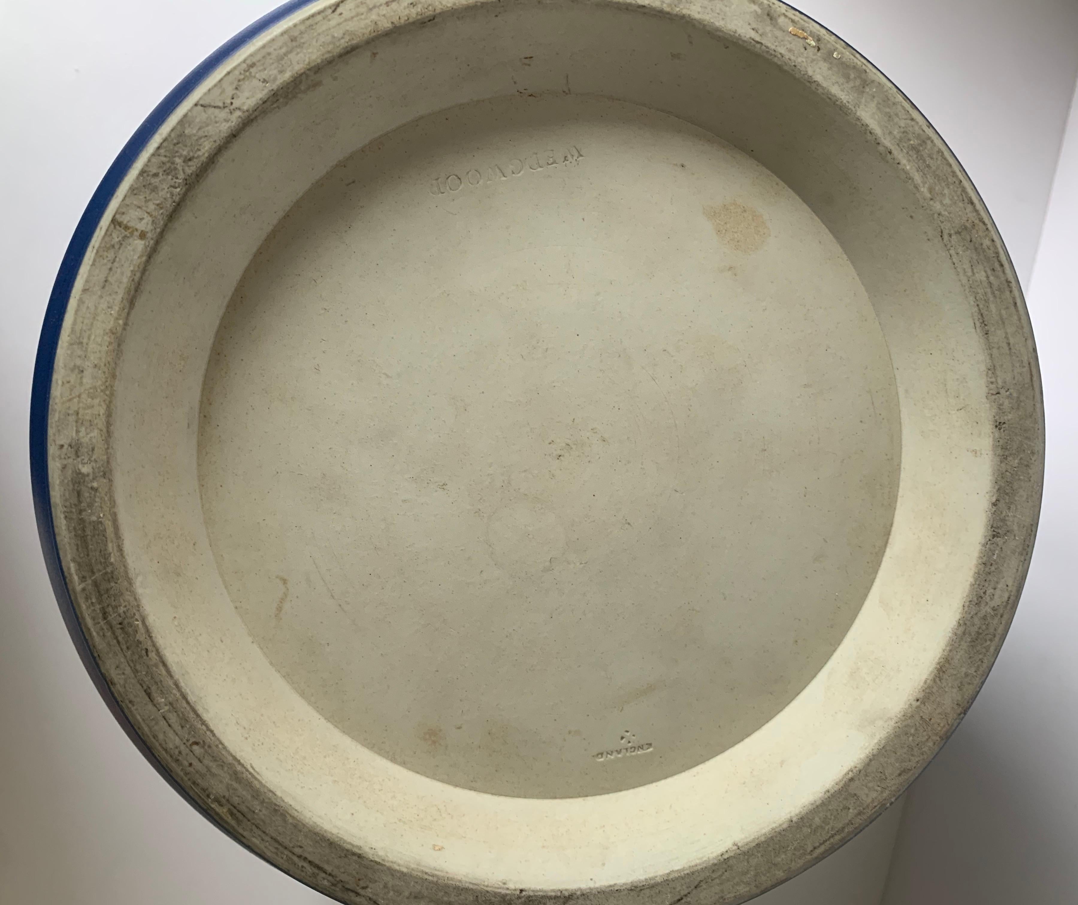 Large Wedgwood Dark Blue Jasperware Jardinière 1