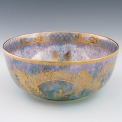 Large Wedgwood Dragon Lustre Bowl Daisy Makeig Jones c1925