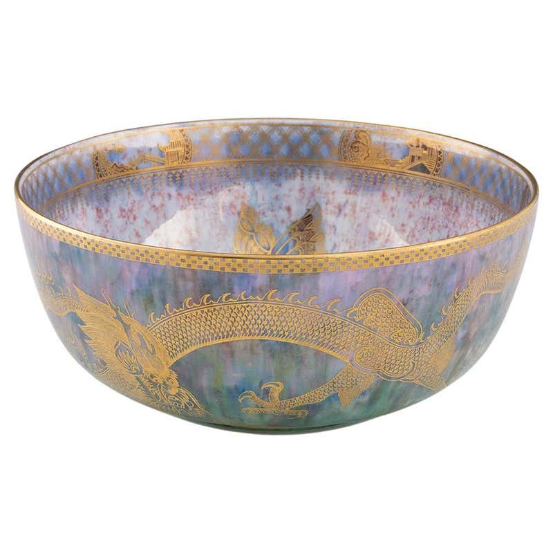Wedgwood Fairyland Lustre Bowl by Daisy Makeig Jones c1925 For Sale at