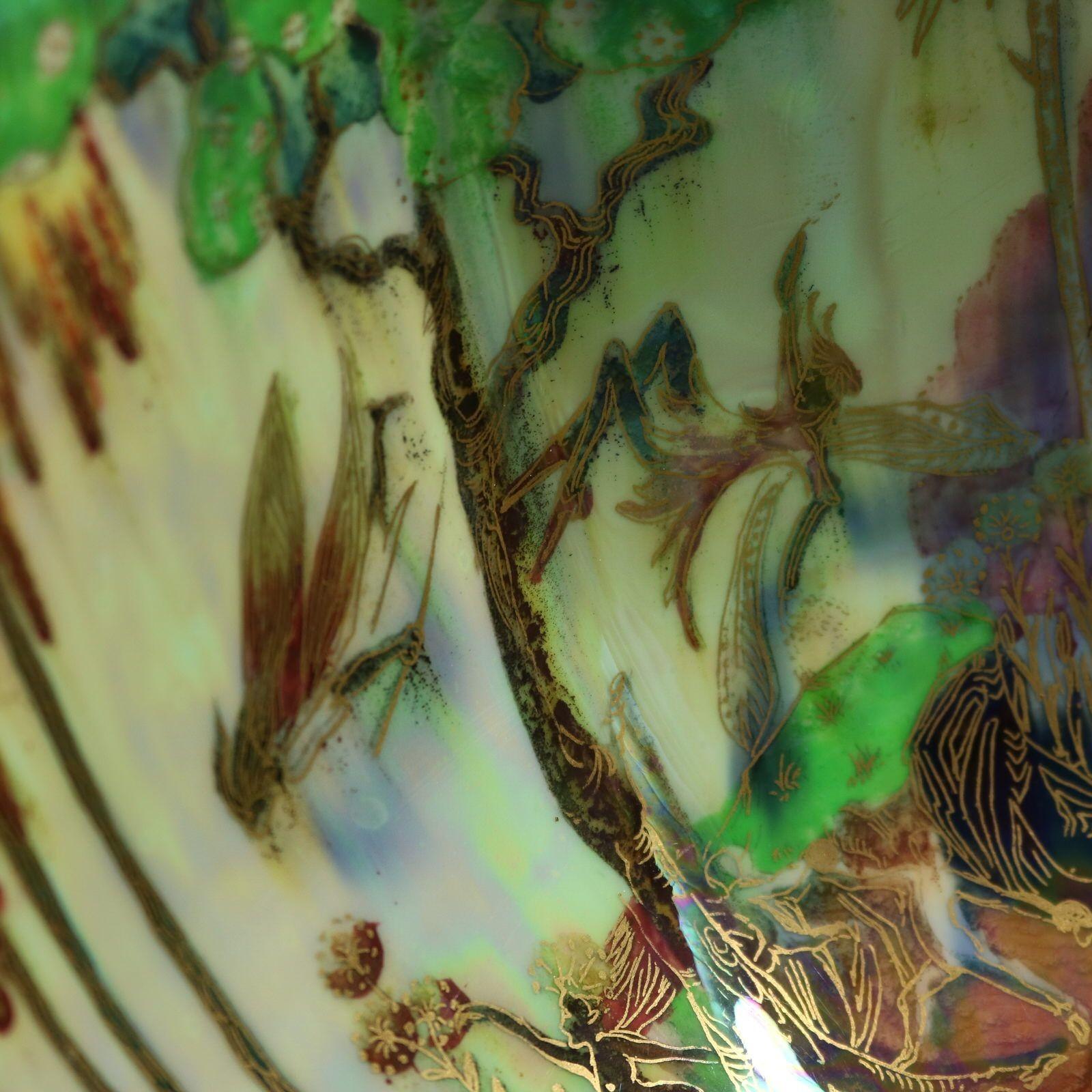 Gran cuenco octogonal Dana de Wedgwood Fairyland Lustre en venta 11