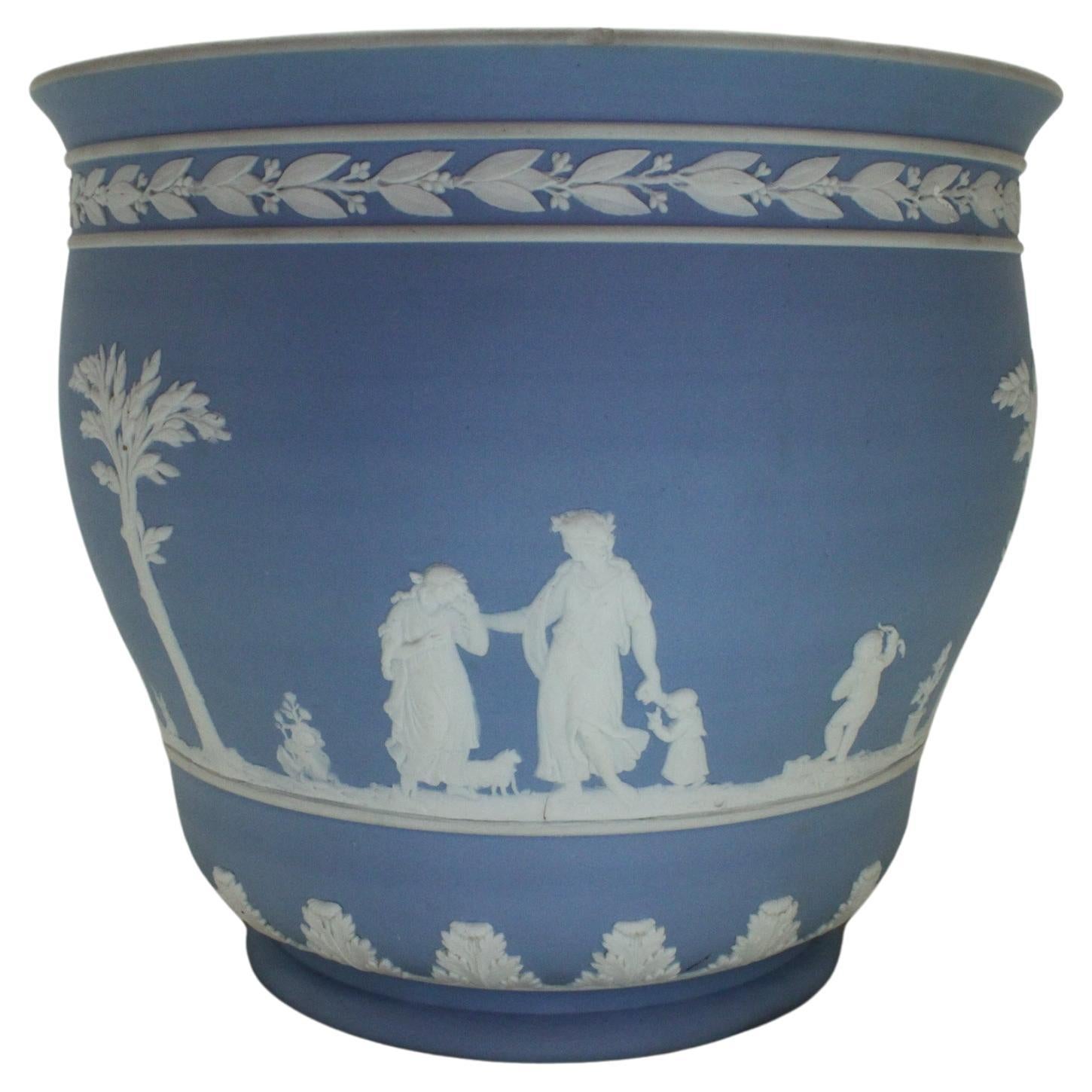 Large Wedgwood Jasperware Jardiniere For Sale