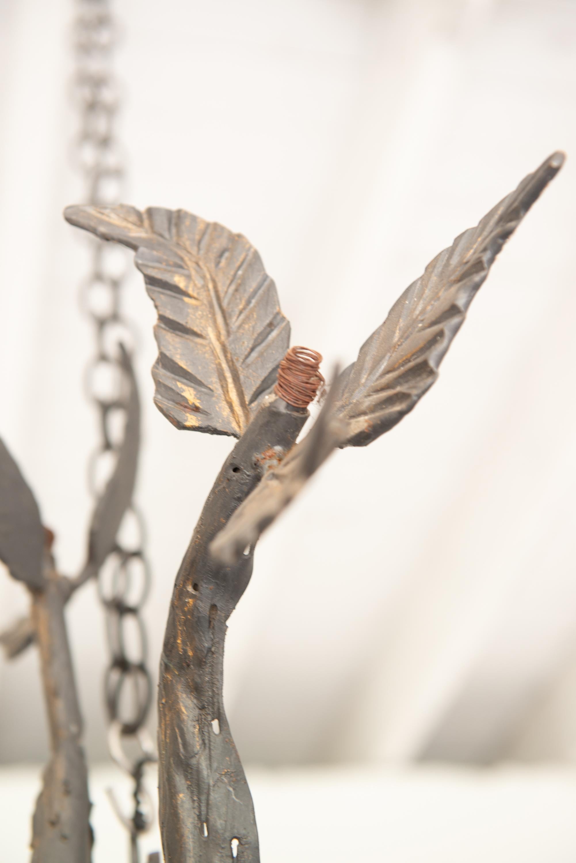 Große geschweißte Metallbaum-Wandskulptur, vom belgischen Bildhauer Omer de Ridder im Angebot 9