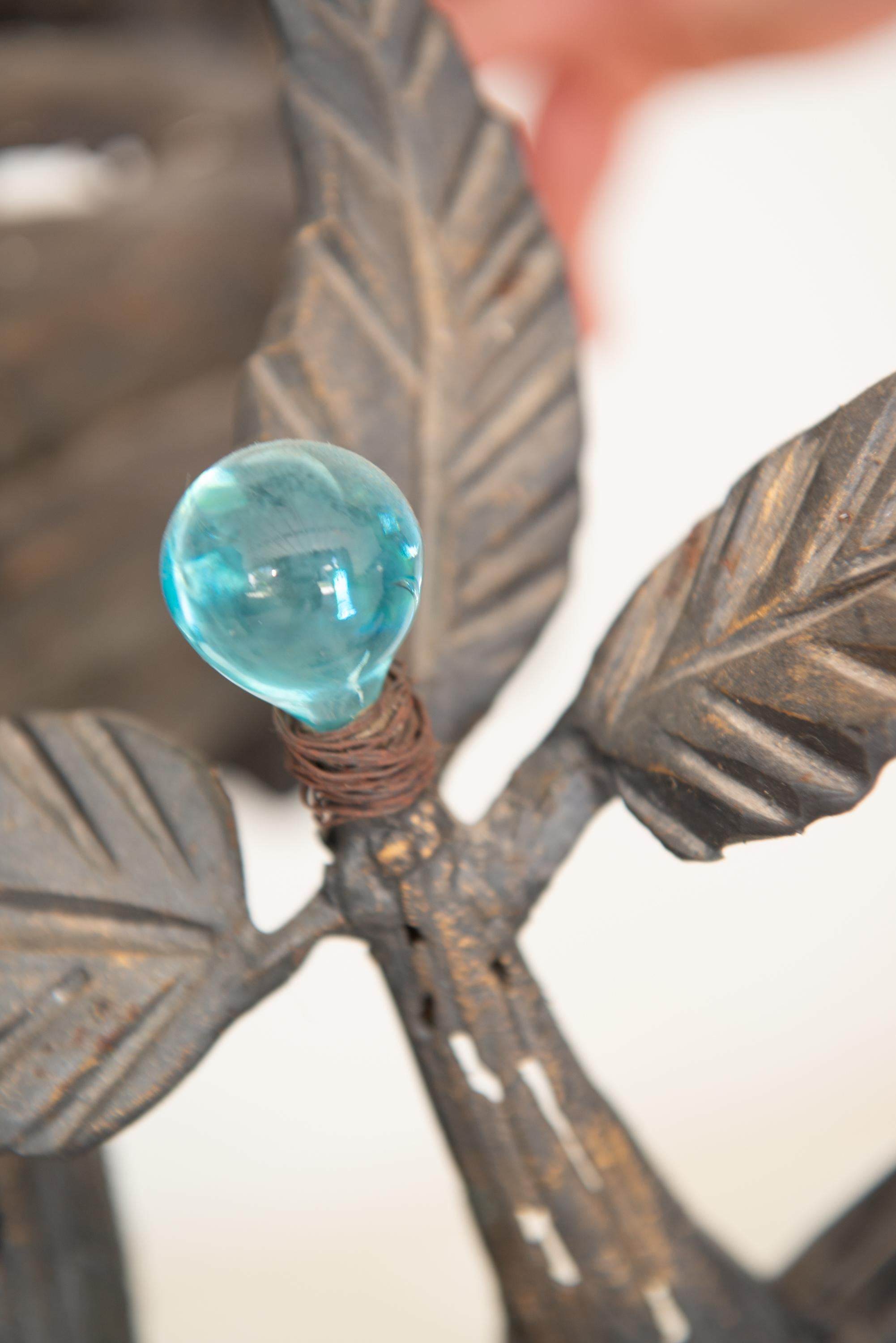 Große geschweißte Metallbaum-Wandskulptur, vom belgischen Bildhauer Omer de Ridder im Angebot 11