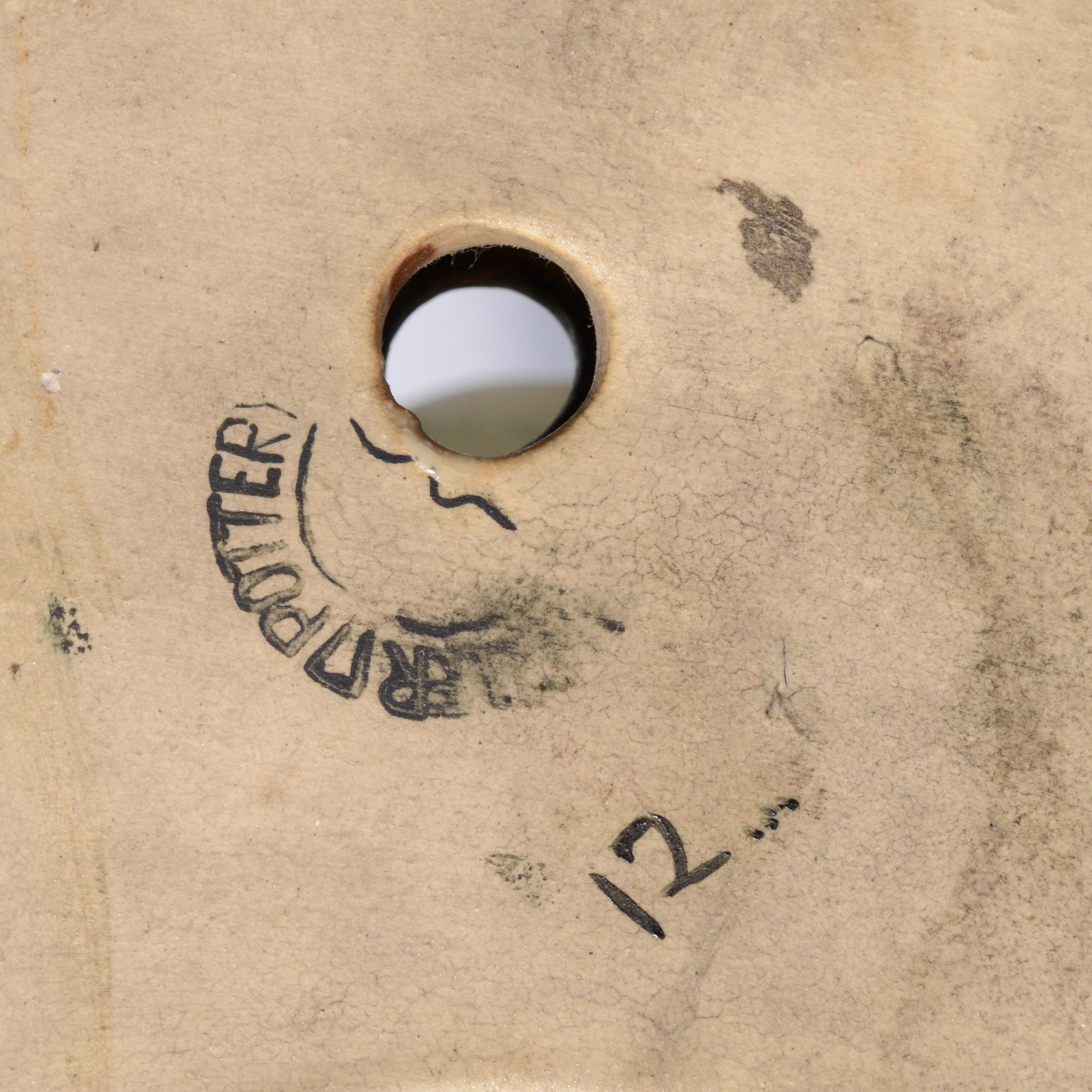 Rana grande Weller COPPERTONE / Adorno de jardín, diseño Rudolph Lorber en venta 6
