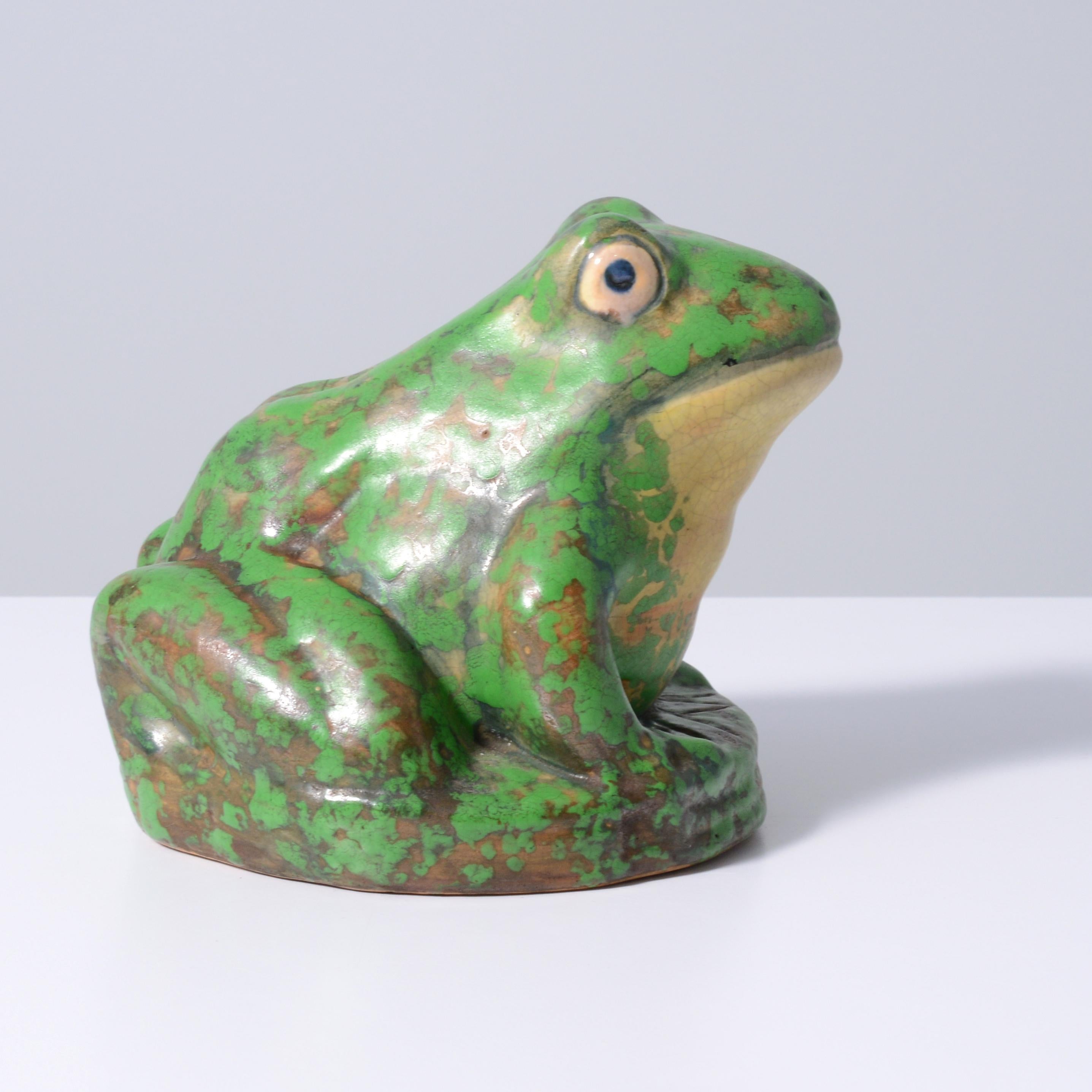 Arts and Crafts Grande rana Weller COPPERTONE, design Rudolph Lorber in vendita
