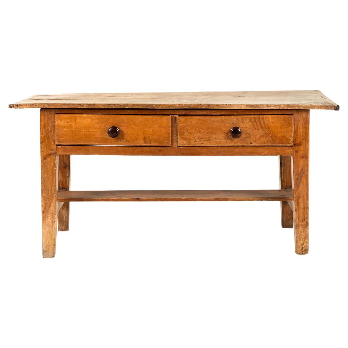 Large Welsh Dairy Table with Drawers