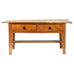 Large Welsh Dairy Table with Drawers