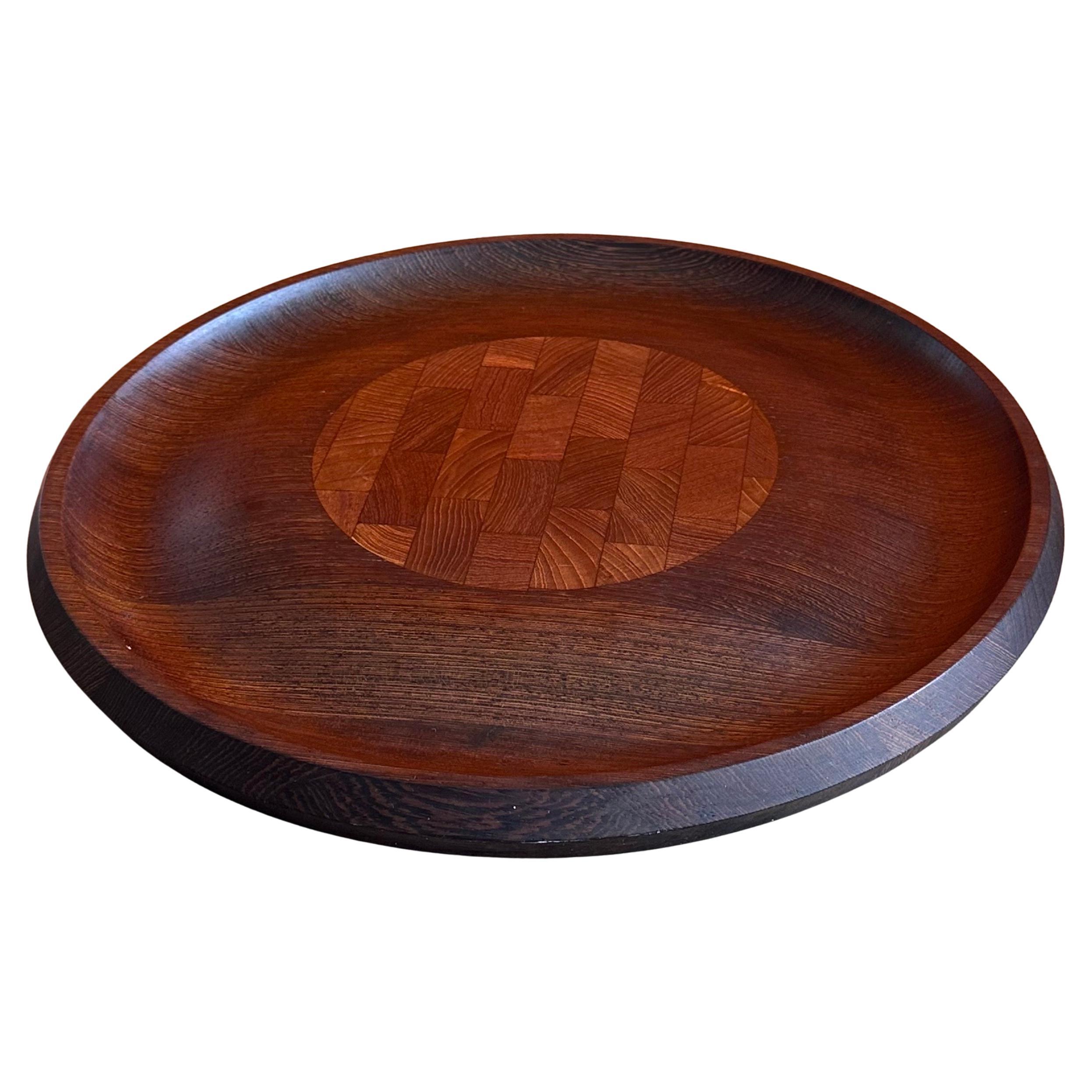 Großes Tablett aus Wenge & Butcher Block Käse von Jens Quistgaard für Dansk Rare Woods im Angebot 1