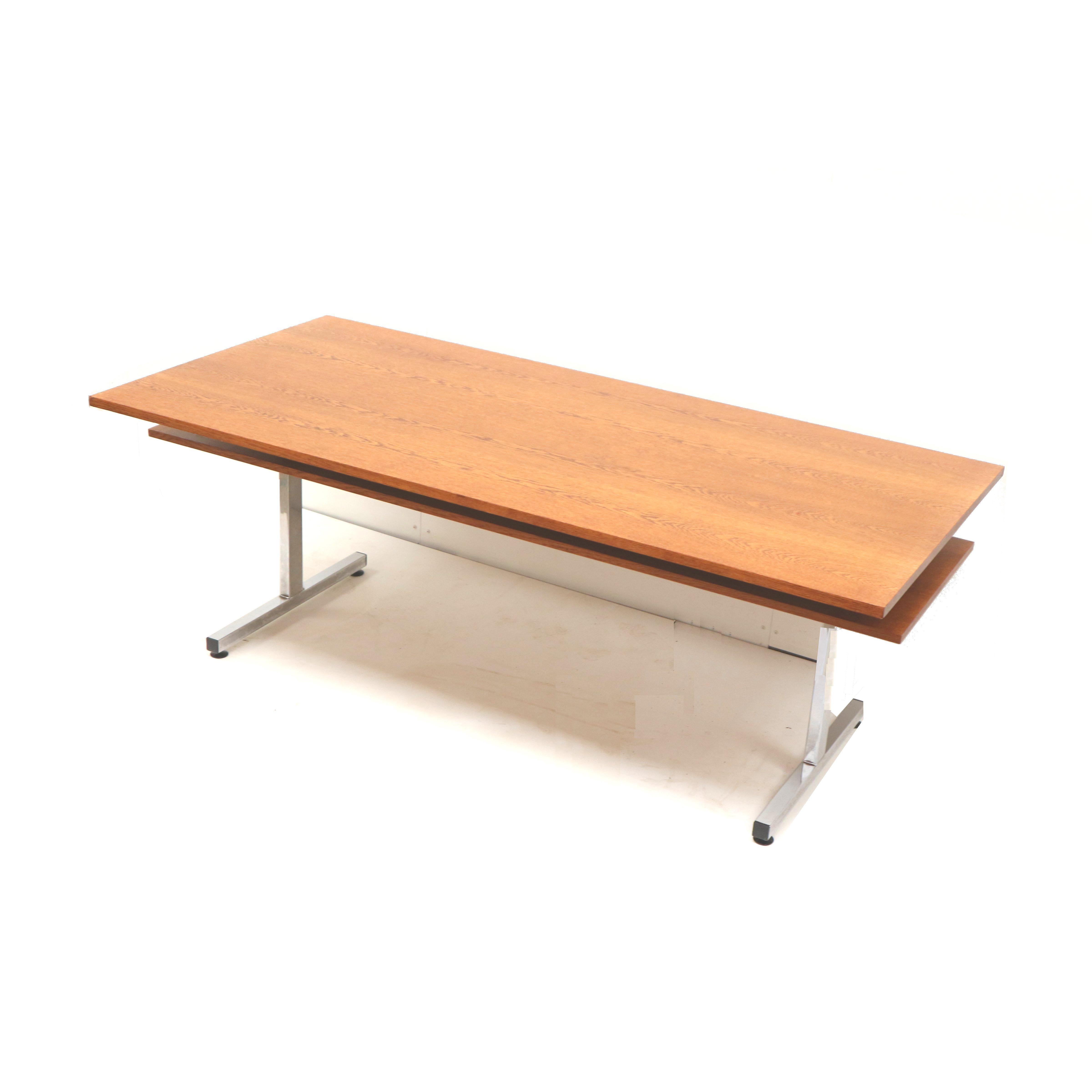 Wengé Grande table de salle à manger/conférence/bureau vintage en wengé fabriquée dans les années 1970. en vente