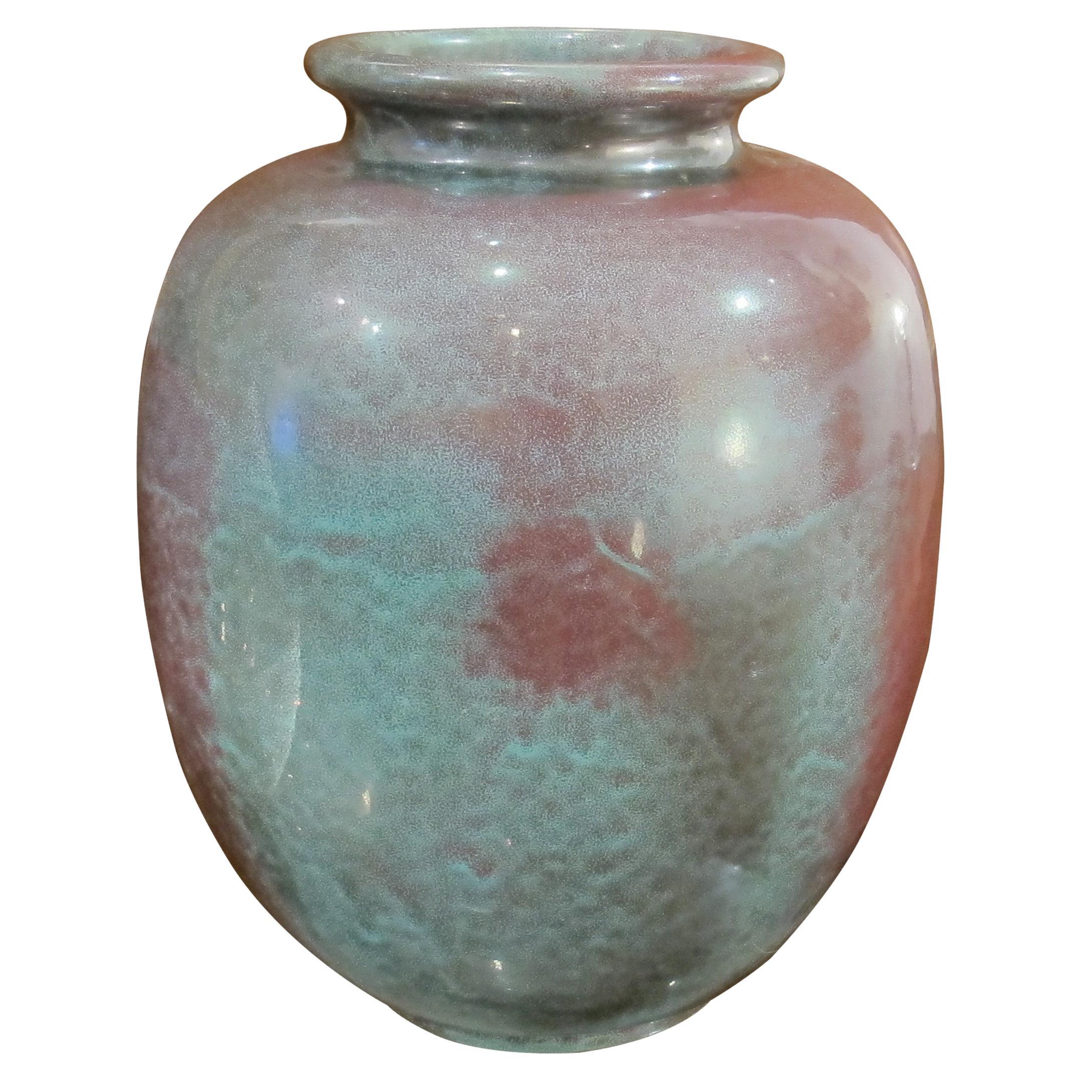 Grand vase en céramique émaillée d'Allemagne de l'Ouest, milieu des années 1940 en vente
