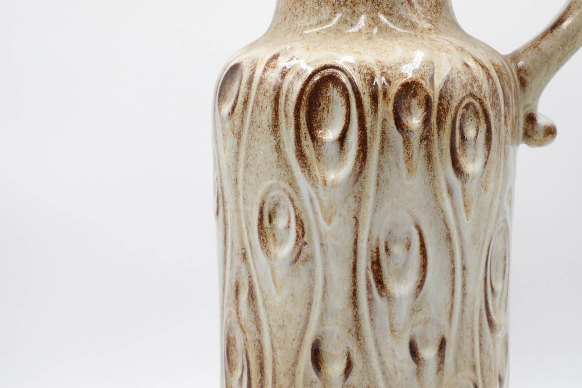Grande vaso da terra con manico Scheurich Koralle della Germania occidentale in vendita 3