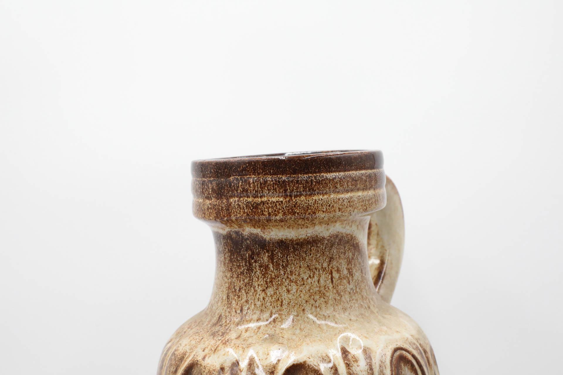Grande vaso da terra con manico Scheurich Koralle della Germania occidentale in vendita 1