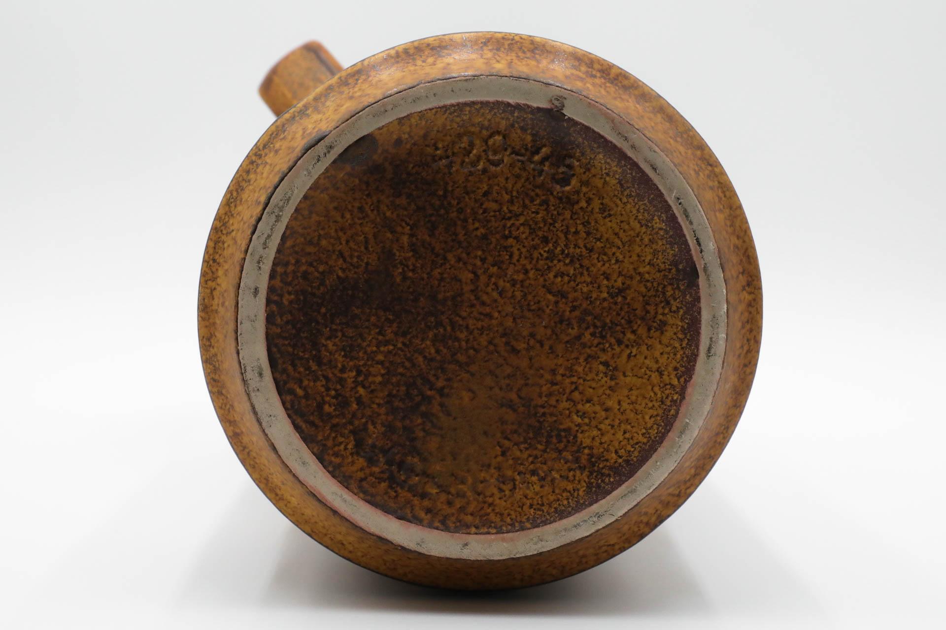 Grand vase Scheurich d'Allemagne de l'Ouest avec poignée en brun avec motif texturé en vente 8
