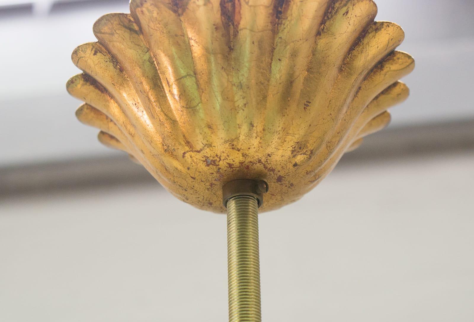 Large Wheat Sheaf Ceiling Light by Hans Kögl, Germany, 1970s 3