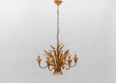 Large Wheat Sheaf Ceiling Light by Hans Kögl, Germany, 1970s
