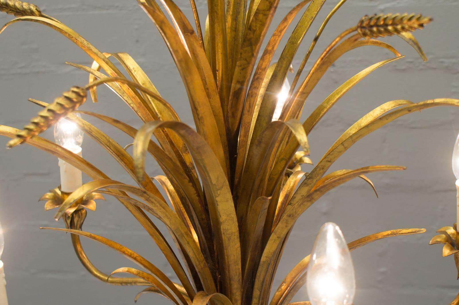 Large Wheat Sheaf Ceiling Light by Hans Kögl, Germany, 1970s 1