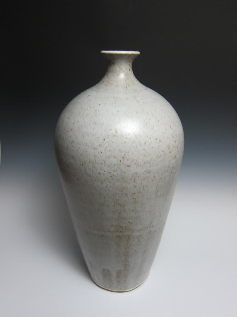 American Large Wheel Thrown Minimalist Vase by Jason Fox For Sale